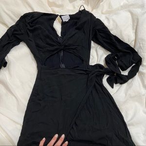 skylar madison mini black dress